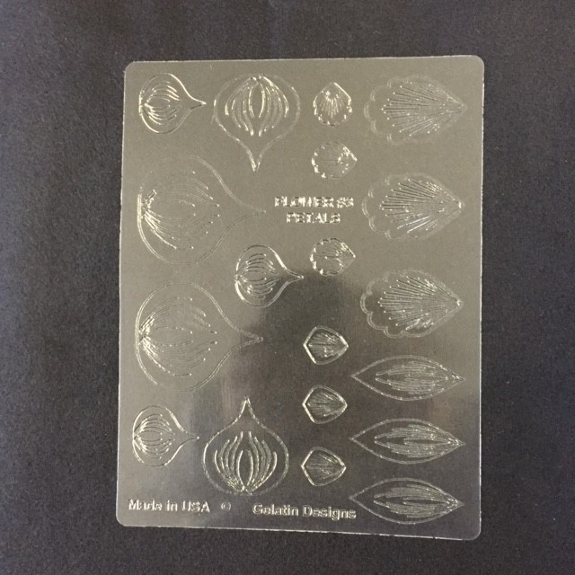 Gelatin Veining Sheet Flower 3 Cake Connection