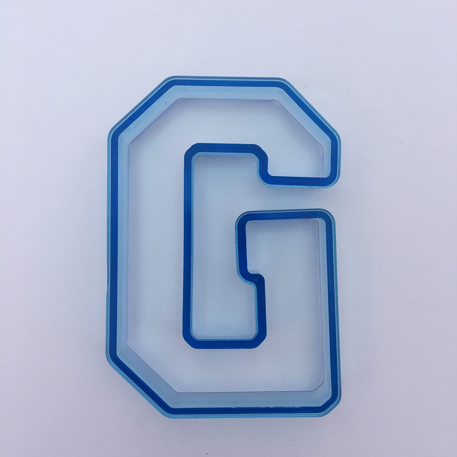 Cookie Cutter Varsity Letter 4″ G Cake Connection