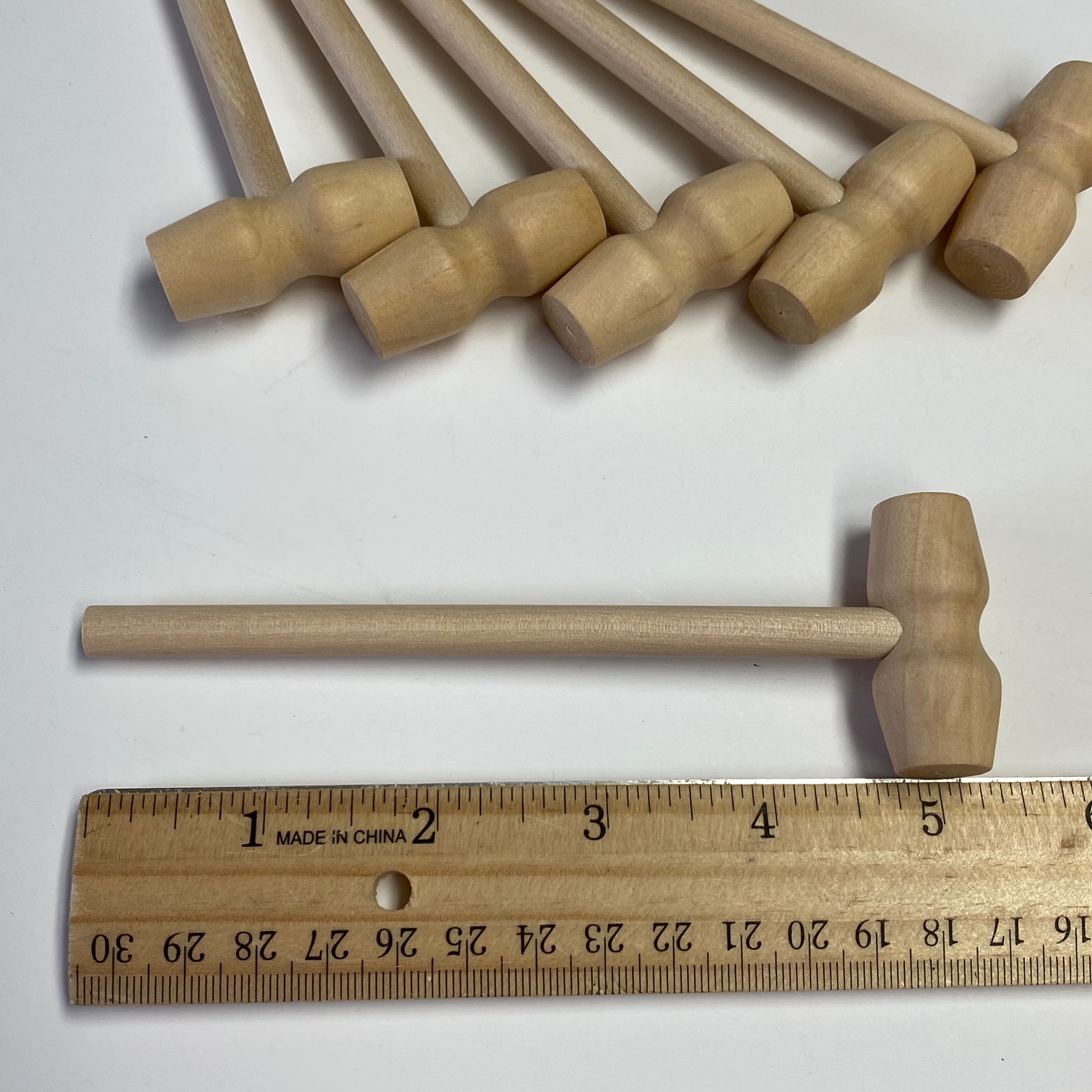Mini Wooden Hammer Mallet 53/8″ 2pk Cake Connection