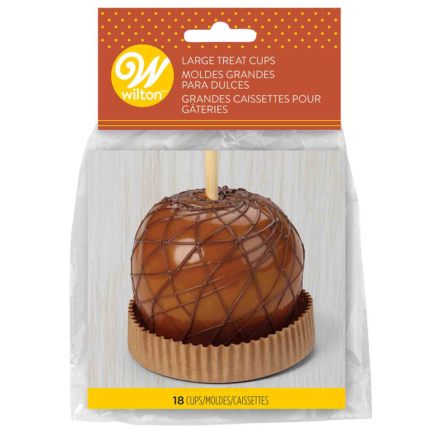 Cupcake Liners / Baking Cups Kraft Caramel / Candy Apple Treat Cup
