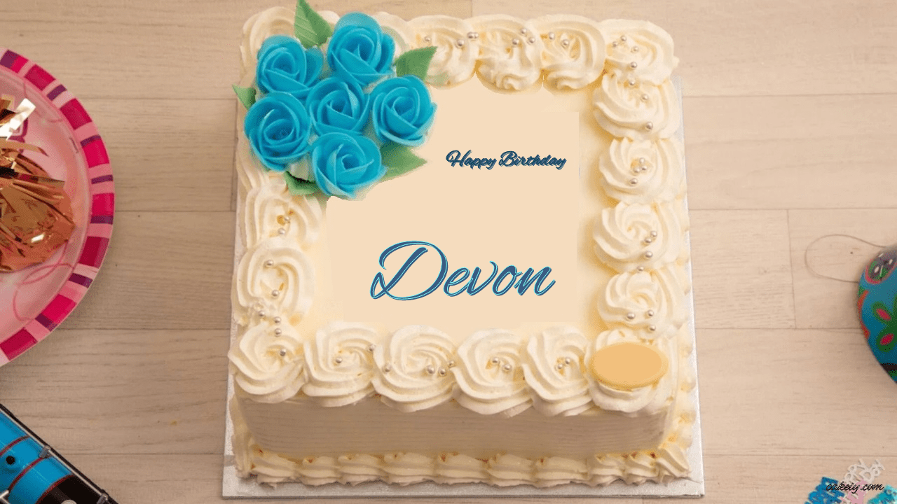 🎂 Happy Birthday Devon Cakes 🍰 Instant Free Download