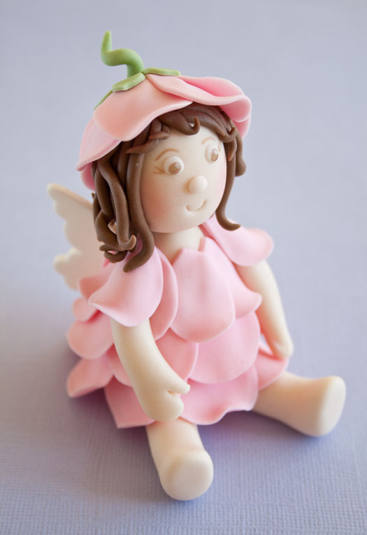 How to make a flower fairy cake topper •