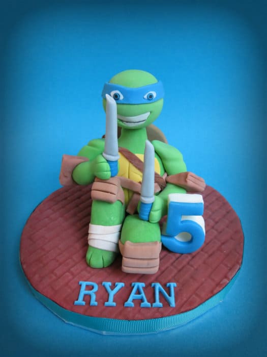 How to make a Teenage Mutant Ninja Turtle Cake Topper Cake Journal