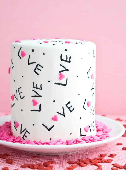 How to make a Love cake Cake Journal