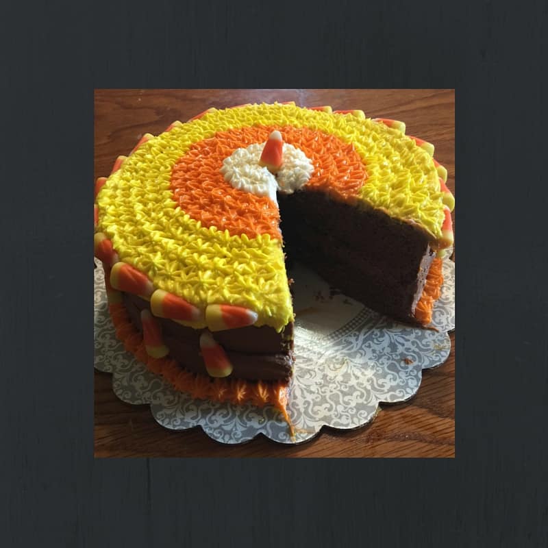 Candy Corn Cake