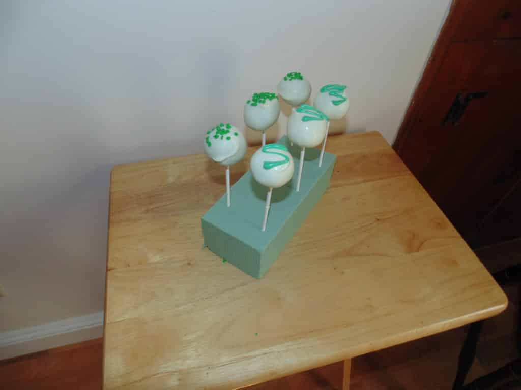 St. Patrick's Day Cake Pops Cake Journal