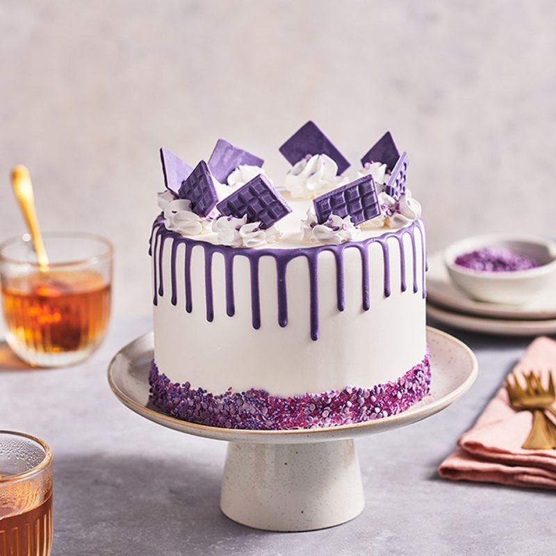 1 bouteille de chocolat pour drip cake "violet"