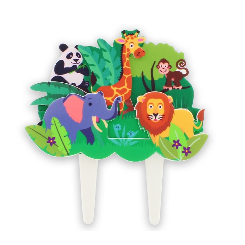 1 Cake topper "Jungle"