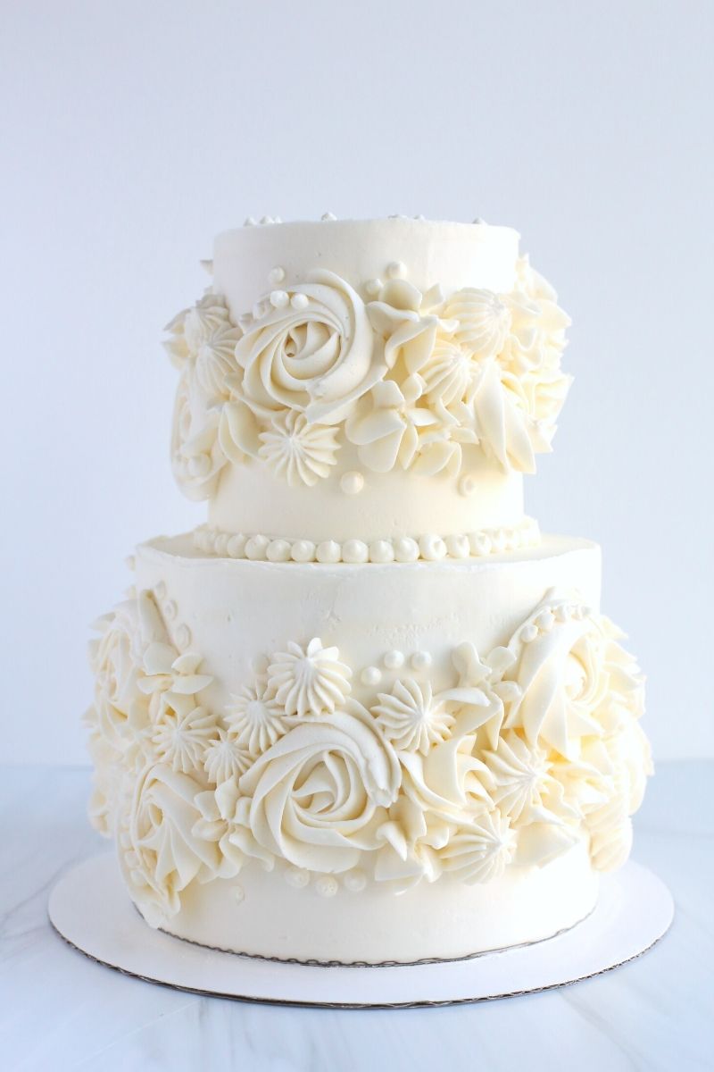 Almond Buttercream Frosting Cake Me Home Tonight