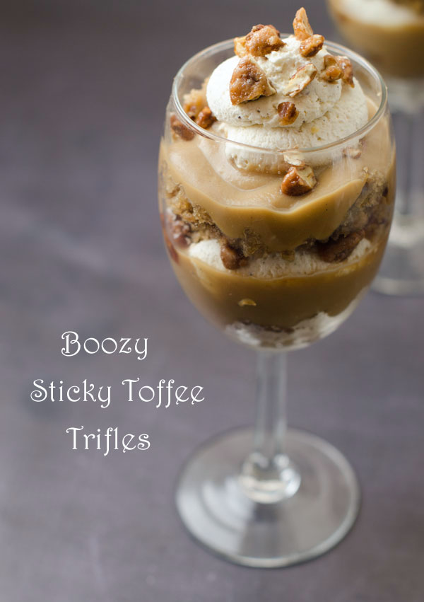 Boozy Sticky Toffee Trifles The Cake Merchant