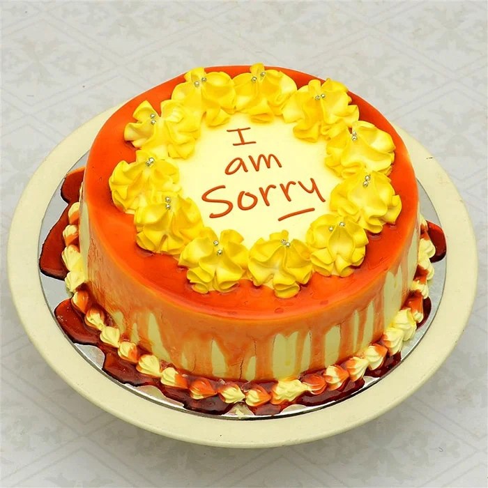 I'm Sorry Butter Scotch Cake Cake O Clock Best Customize Designer