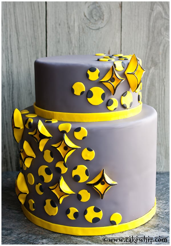 Geometric Abstract Cake CakeWhiz