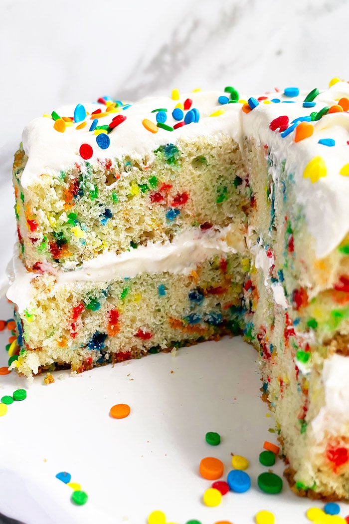 Funfetti Cake / Confetti Cake {From Scratch} CakeWhiz