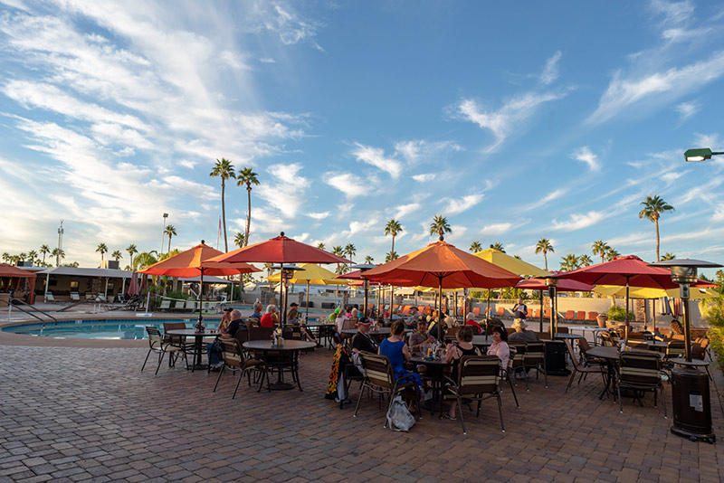 Good Life RV Resort in Mesa, AZ for 55+ .. Park Model Homes For Sale