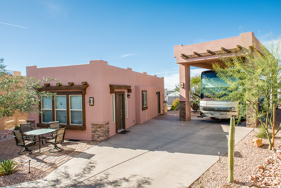 Superstition Views RV Resort in Gold Canyon, AZ for 55+ .. Park Model