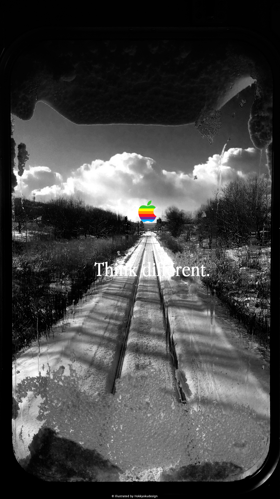 iPhone / Android用壁紙「Think different. 2016 9」 Think different