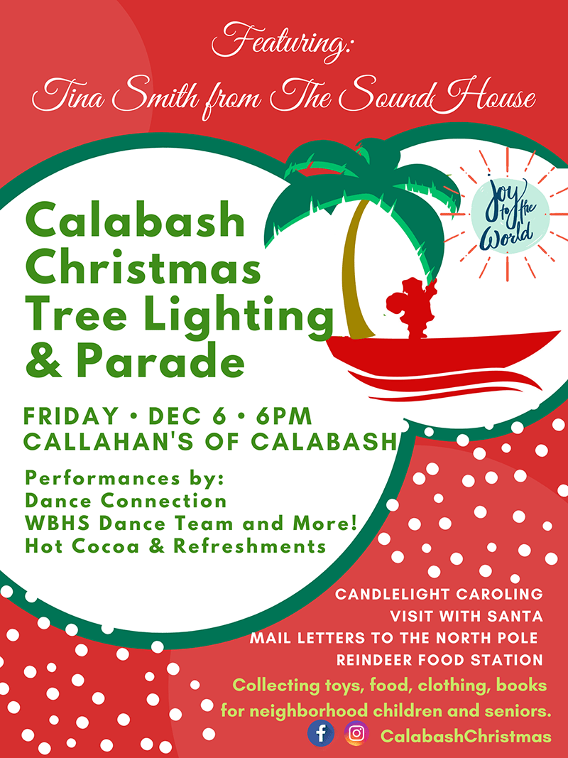 Calabash Christmas 2023 Calabash Christmas Parade and Tree Lighting 2019 Calabash NC