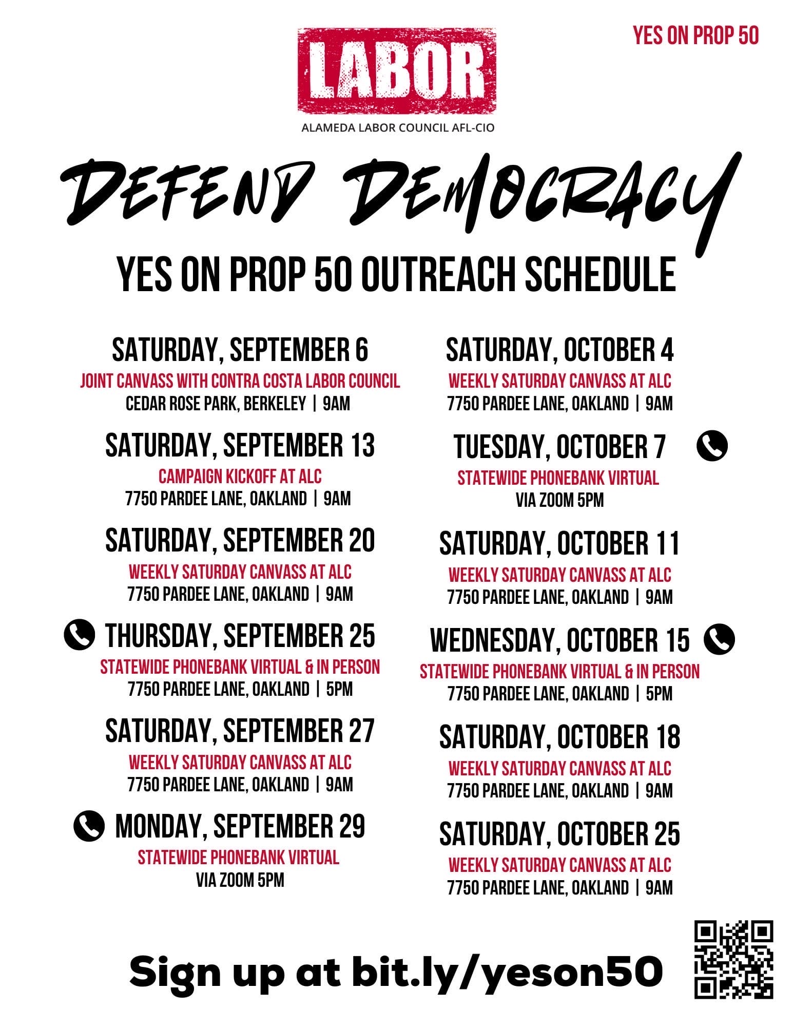 Vote Yes on Prop 50! California Federation of Labor Unions(05)