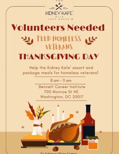 Feed The Homeless & Veterans Thanksgiving Events 2021 & 2022 C Alan