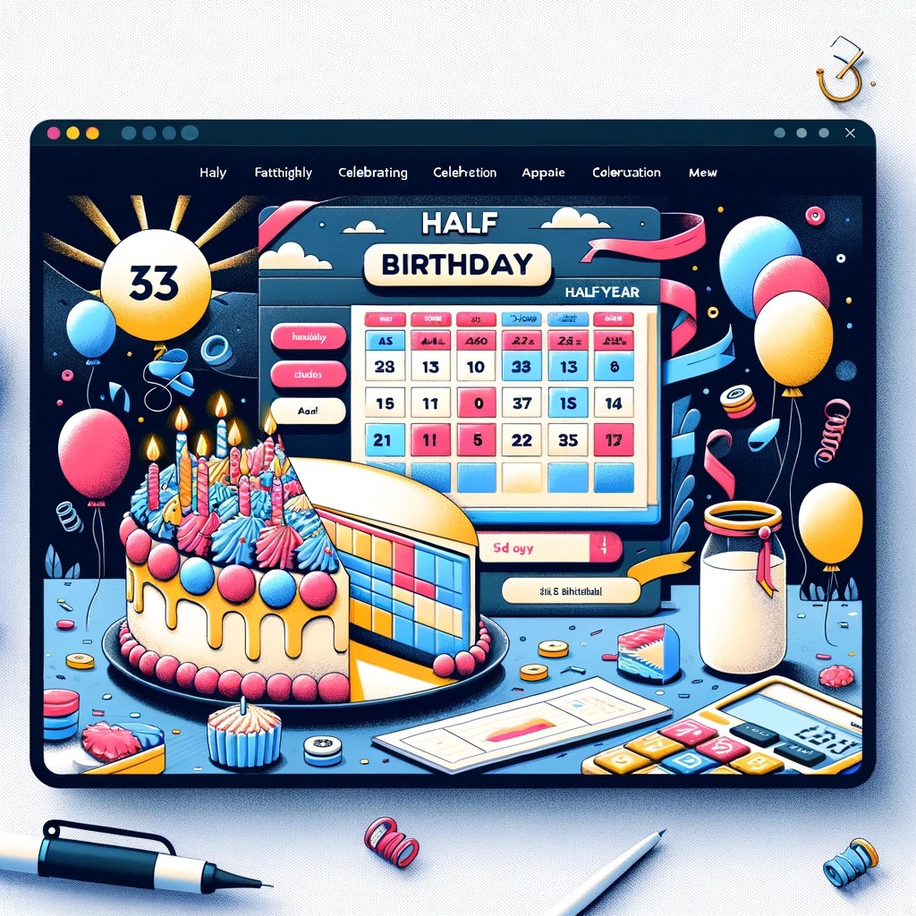 Half Birthday Calculator When is your Half Birthday? CalcAce