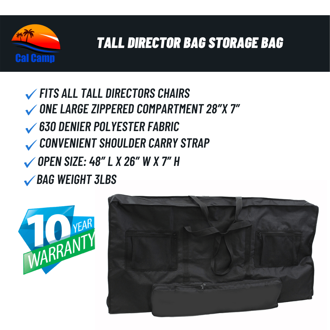Buy a Convenient Storage Bag For Portable Tall Folding Directors Chair