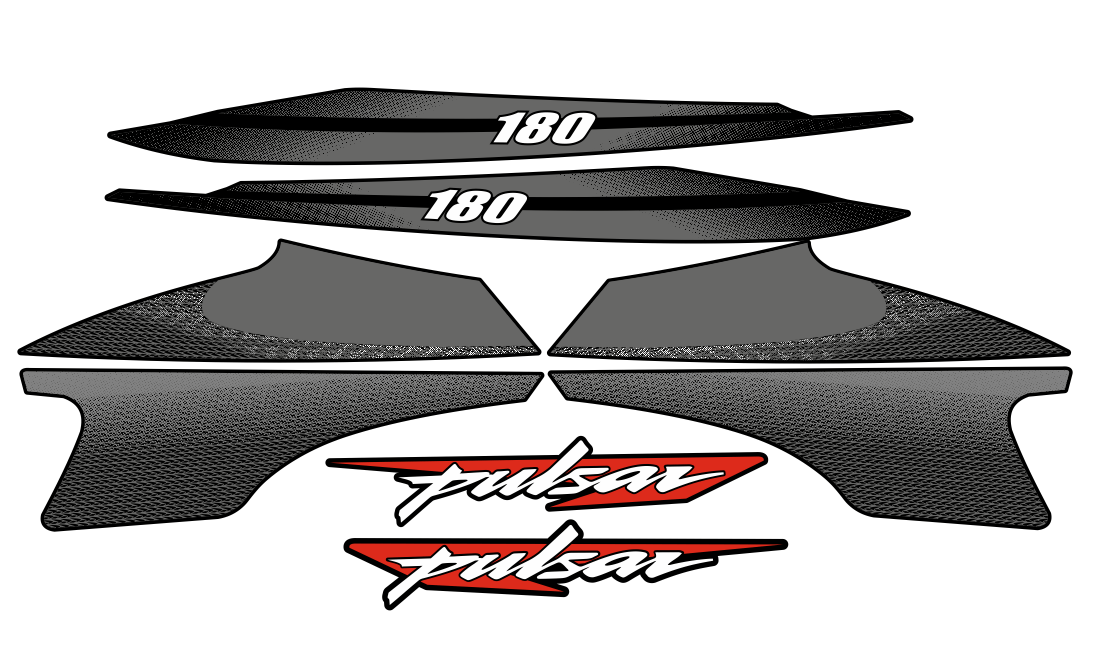 PULSAR 180 UG ED ESPECIAL GRIS ROJO – Calcas Monkey