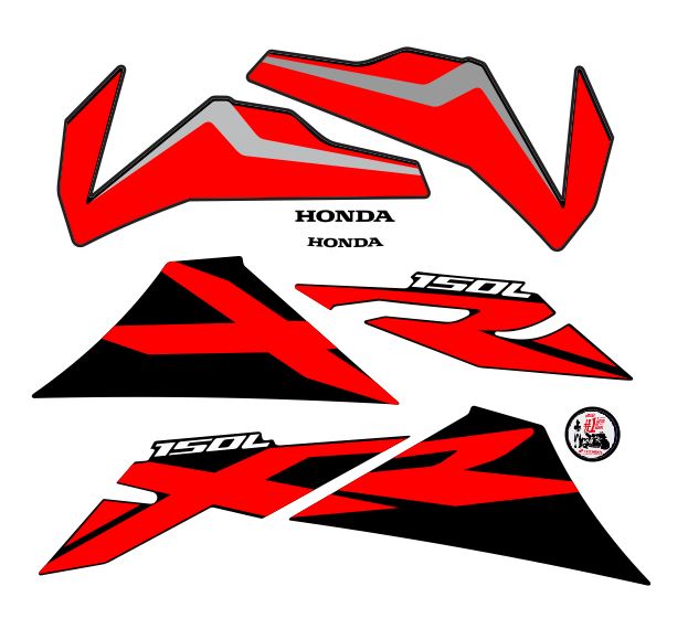 XR 150 TIPO ORIGINAL NEGRO CON ROJO – Calcas Monkey