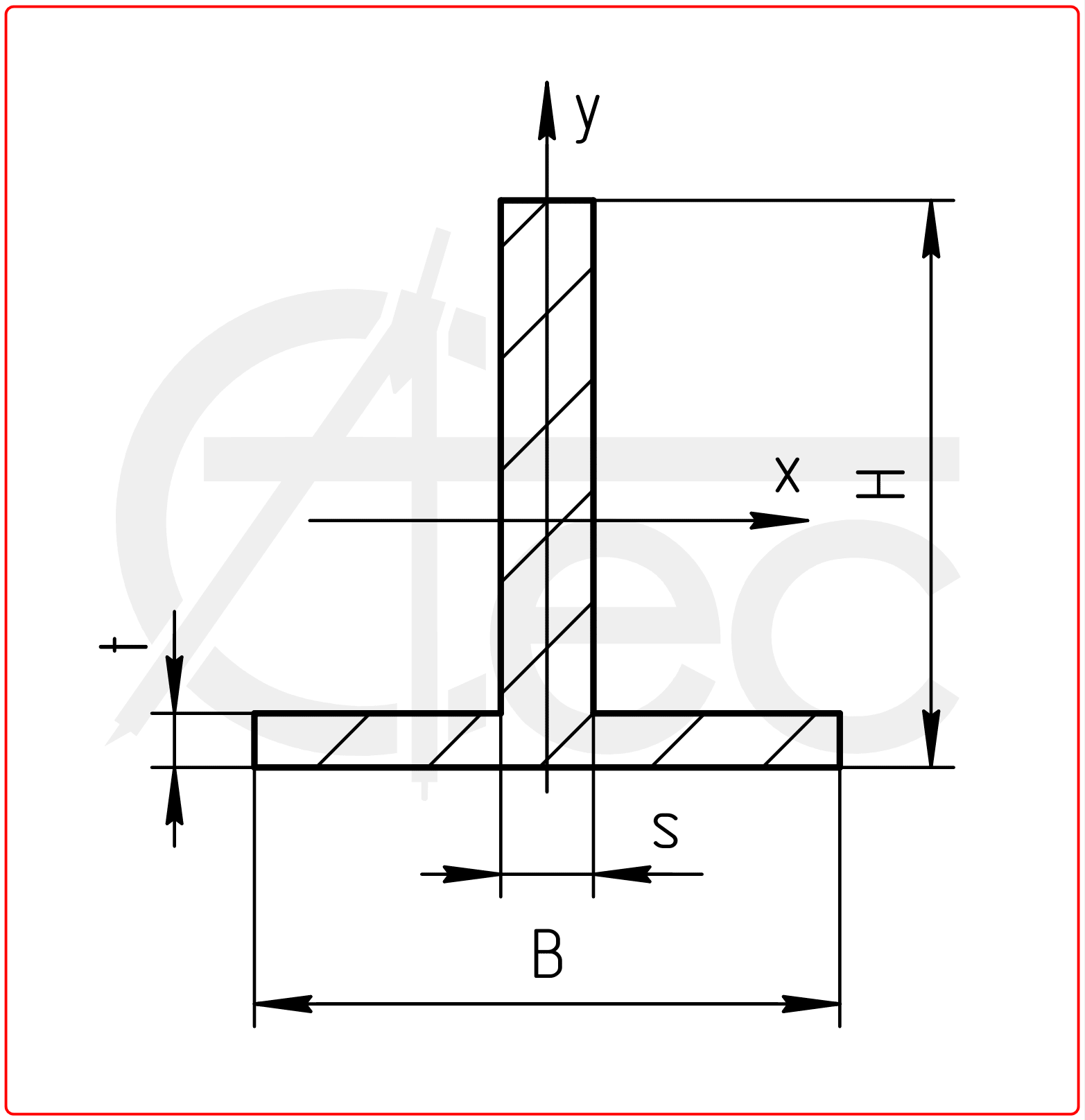 Tbeam Moment of Inertia Online Calculator
