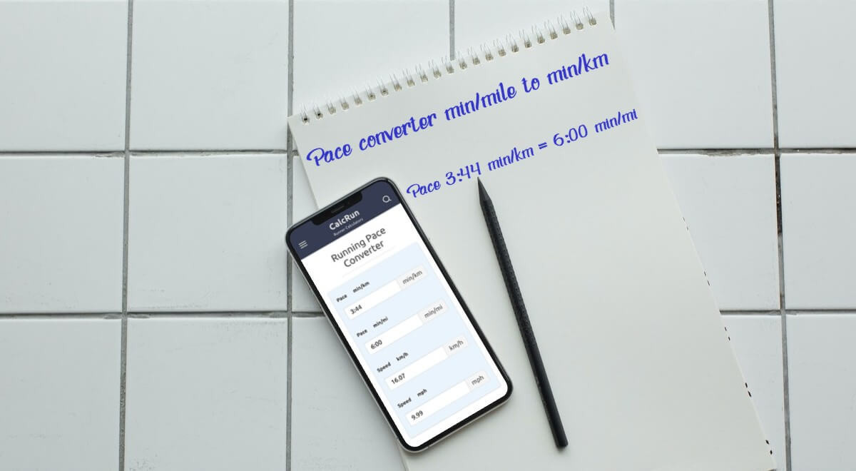 Running Pace Converter min/mile to min/km Pace Conversion Calculator
