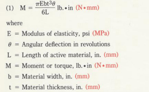 Spiral Torsion Spring Calculator - Calculator Academy