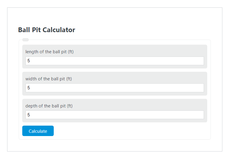 Ball Pit Calculator Calculator Academy