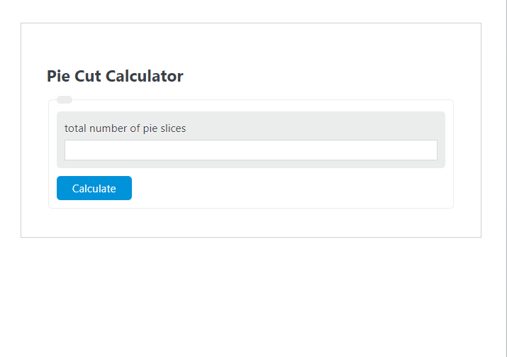 Pie Cut Calculator Calculator Academy