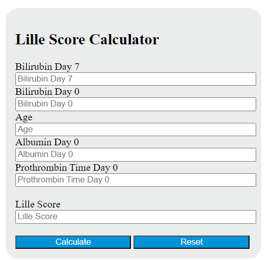 Lille Score Calculator Calculator Academy