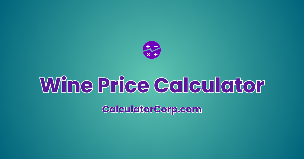 Wine Price Calculator