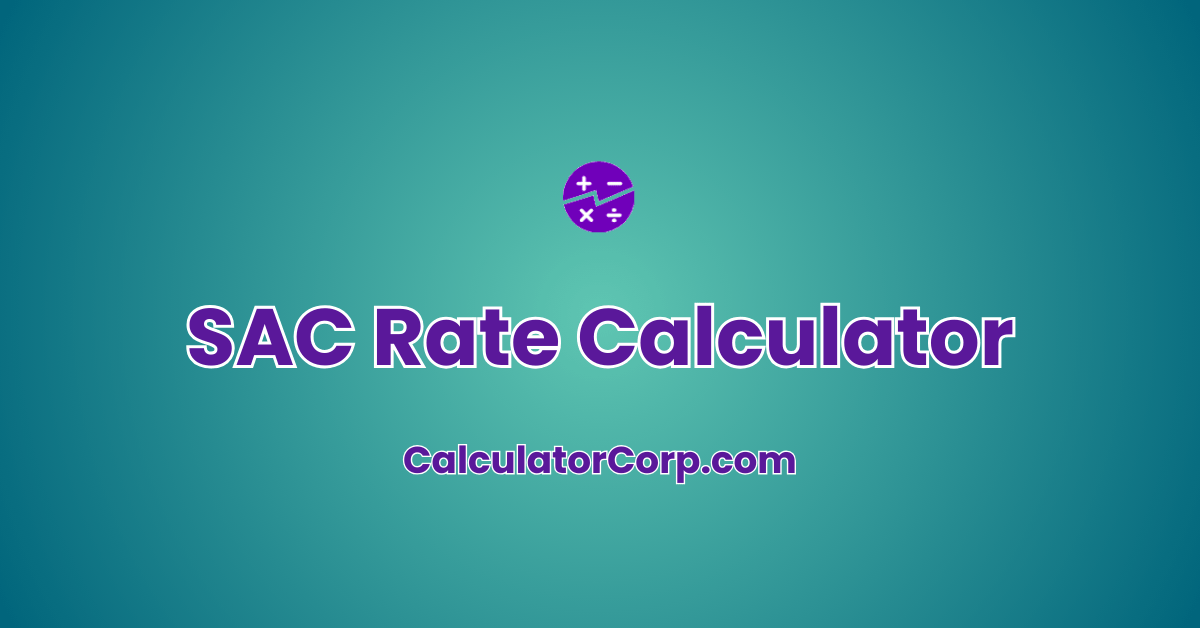 SAC Rate Calculator (Surface Air Consumption)