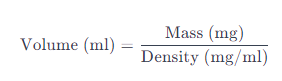 Mg To Ml Calculator | Easy Use | Mg-to-ml Conversion Tables