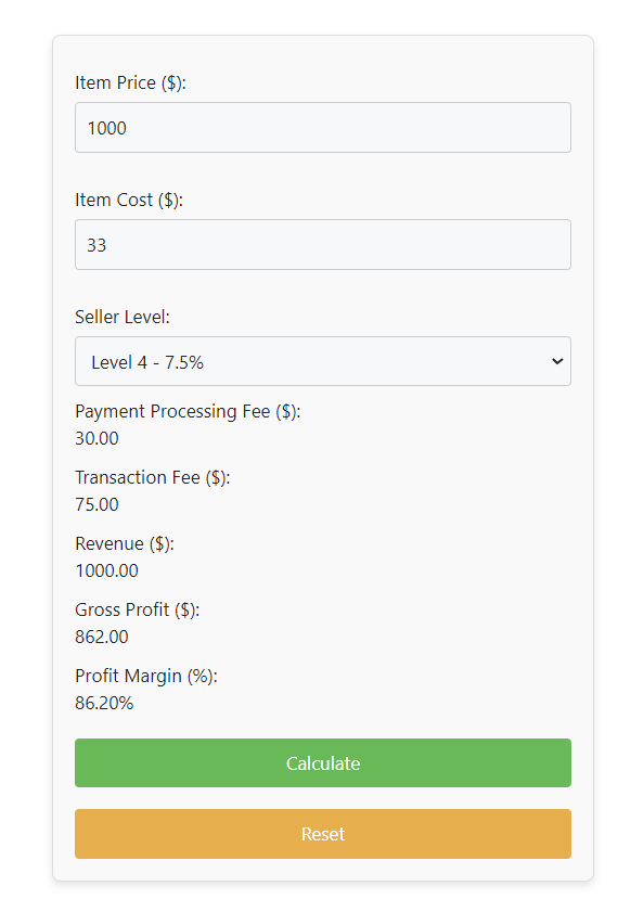 StockX Fee Calculator Get Breakdown Of Costs And Profits