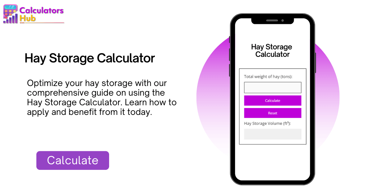 Hay Storage Calculator Master Your Hay Storage