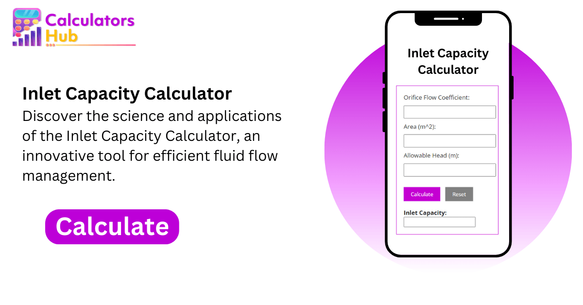 Inlet Capacity Calculator Managing Water Flow
