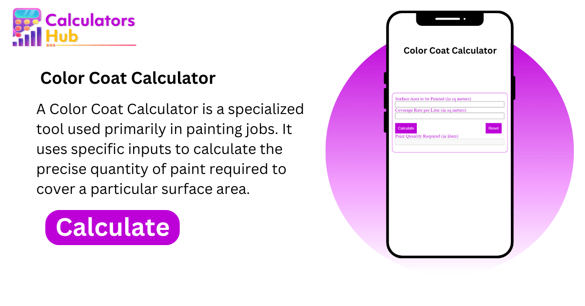 Colour Coat Calculator Online