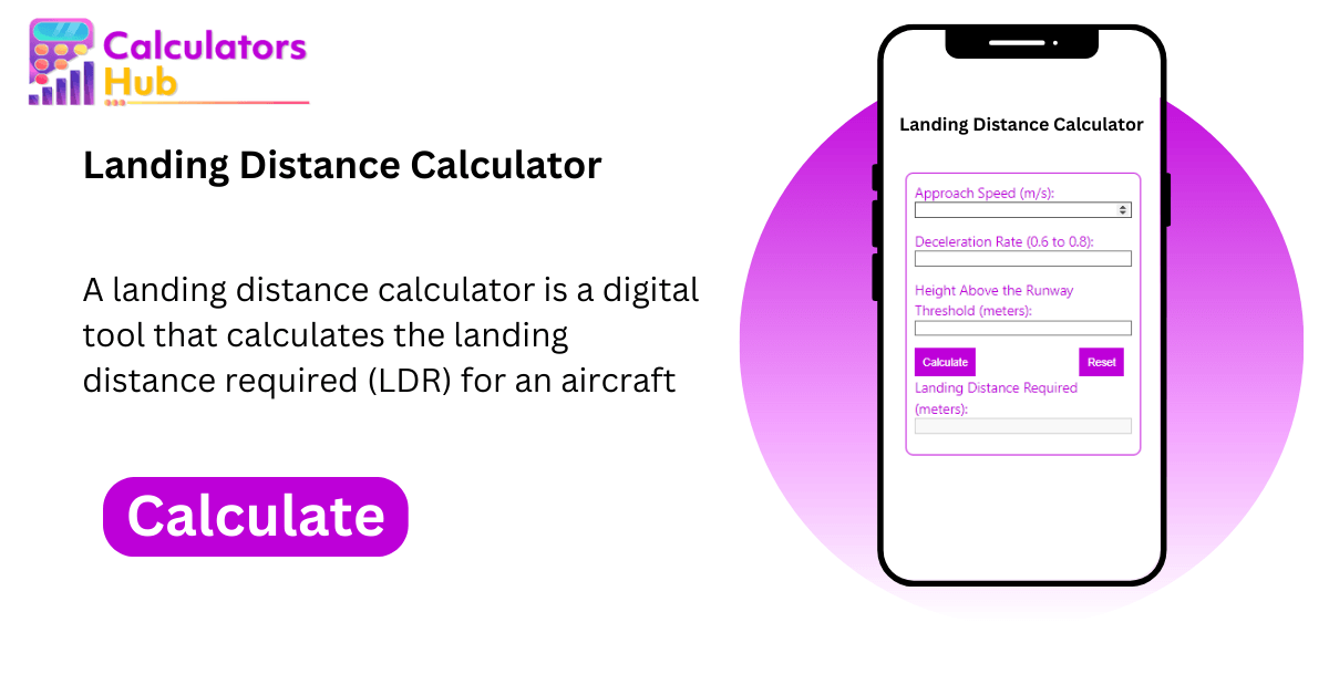 Landing Distance Calculator Online