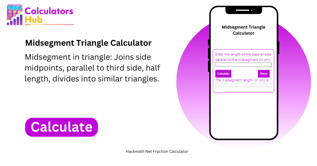 Midsegment Triangle Calculator Online