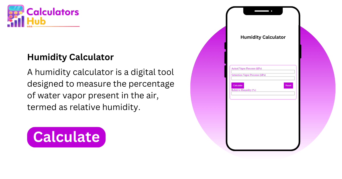 Humidity Calculator Online