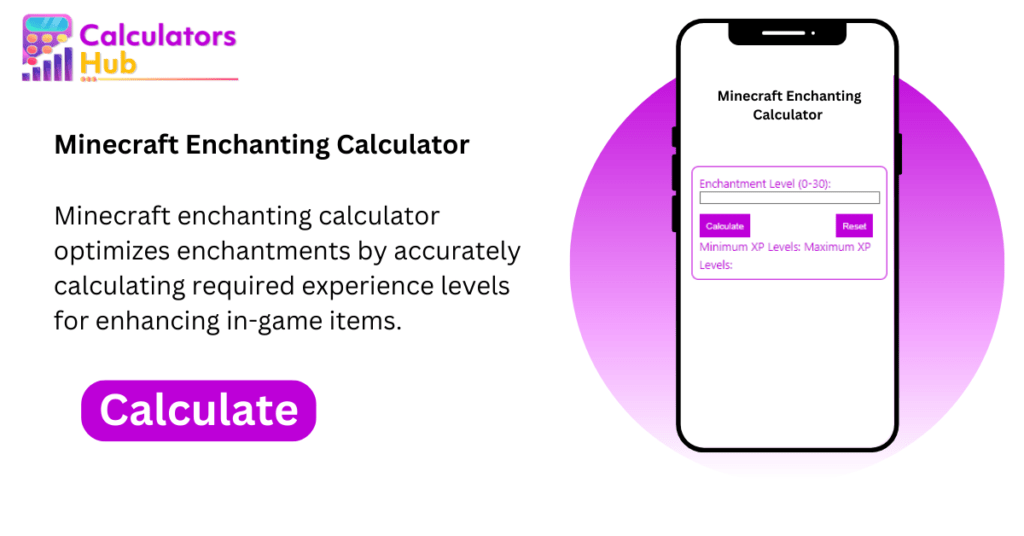 Minecraft Enchanting Calculator Online