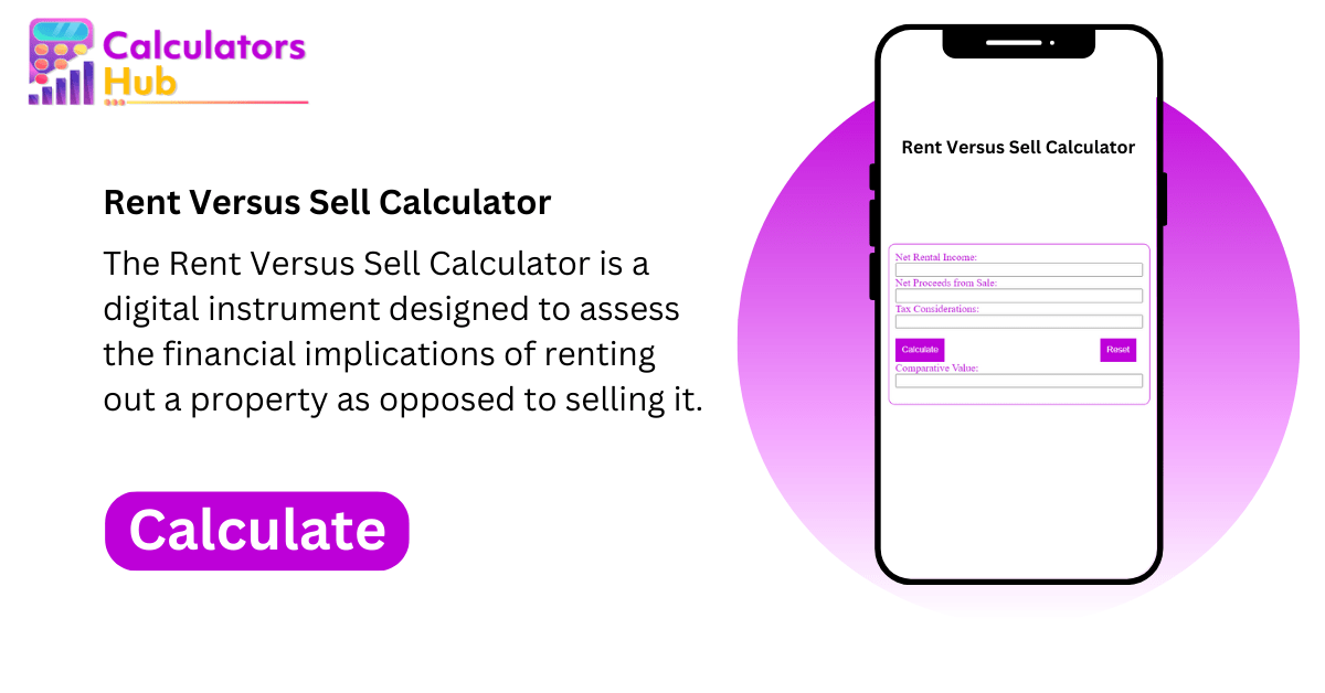 Calculadora de alquiler versus venta en línea