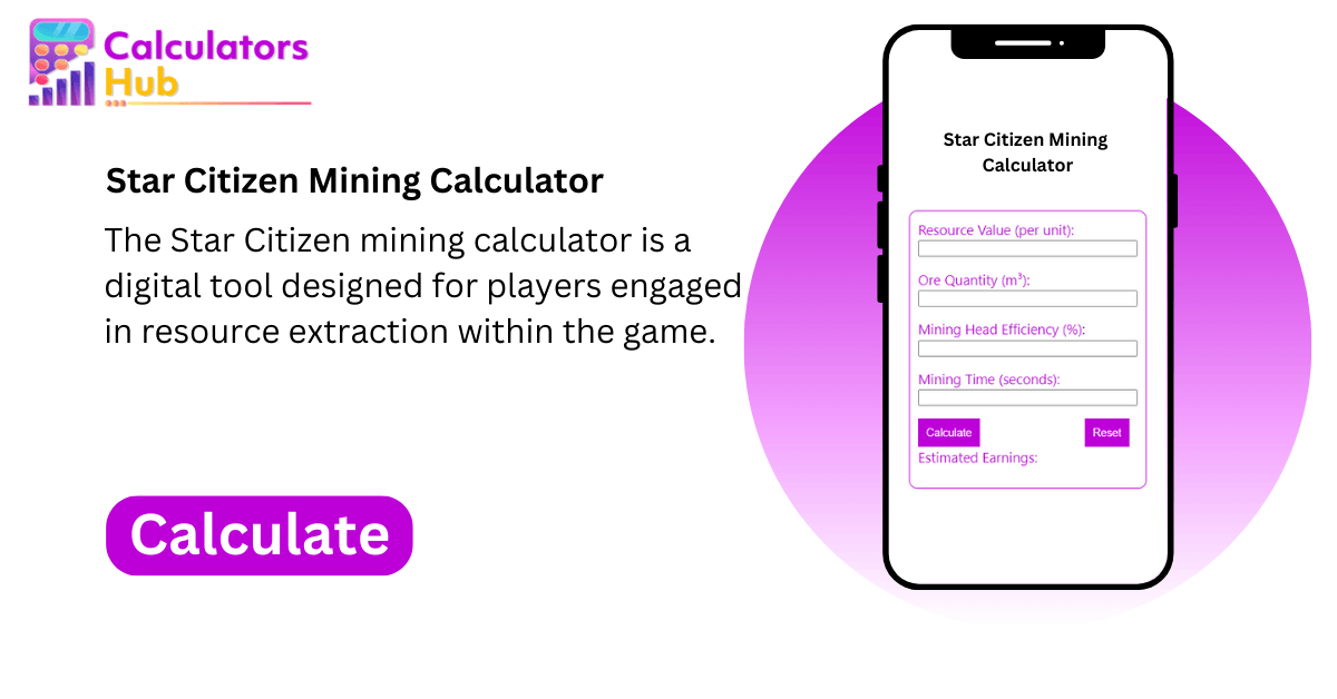 Star Citizen Mining Calculator Online