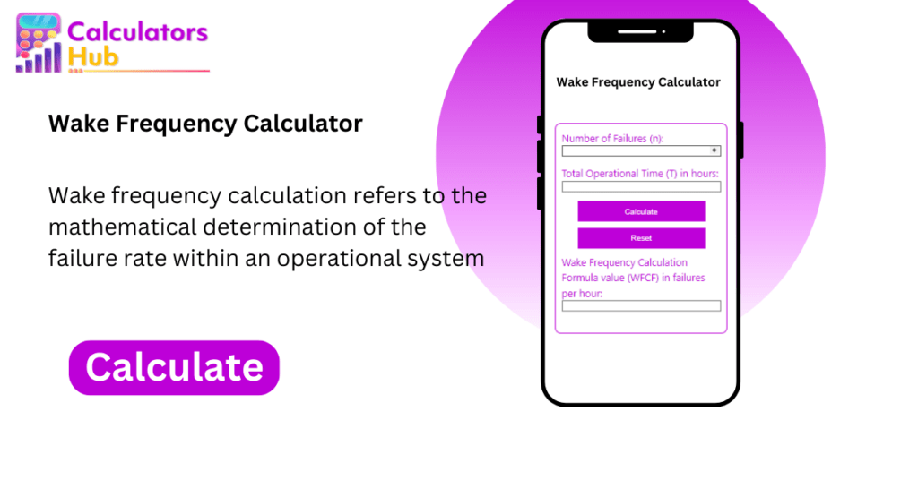 Wake Frequency Calculator Online