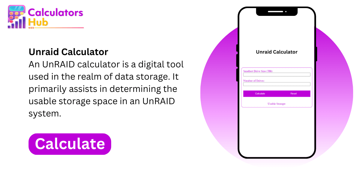 Unraid Calculator Online
