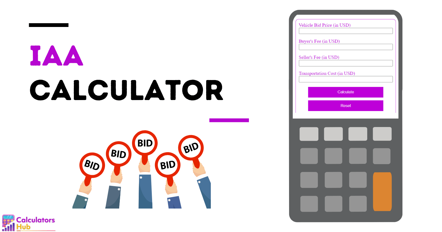 IAA Calculator Online