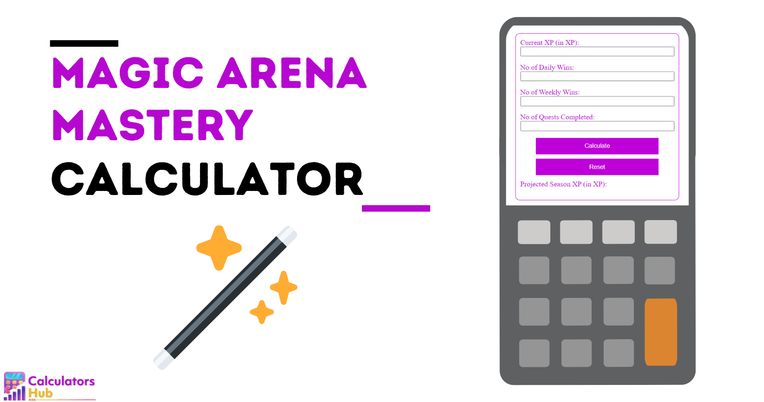 Magic Arena Mastery Calculator Online